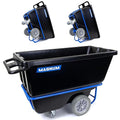 Tilt Truck, 1/2 Cu. Yd. Capacity Dump Cart by Unknown