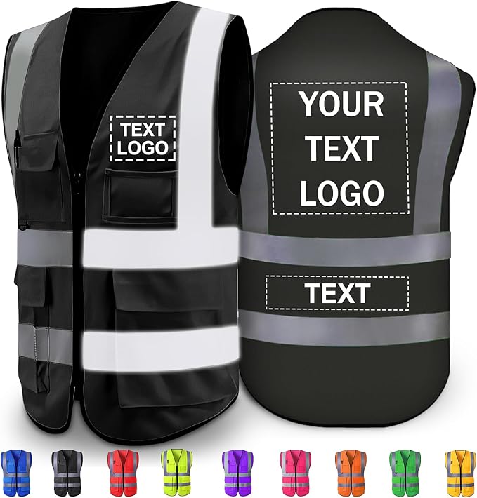Custom Reflective Safety Vest by SRdrew