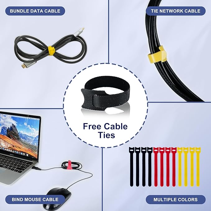 Neoprene Cable Management Sleeve 3.3ft - Image 6