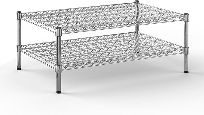 24" Deep x 36" Wide x 14" Height Wire Shelving Kit | 2-Tier | NSF Commercial by Regal+Altair