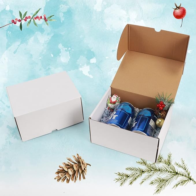 WIFTREY 8x6x4 Small Shipping Boxes 25 Pack - Image 6