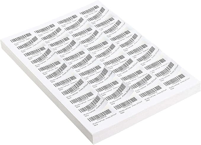 Coopaty 1" X 2-5/8" inch Shipping Labels, 30 Up FBA Barcode Address Mailing - Image 3