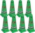 Reserved Parking Sign, 26.4-Inch Green Plastic Cone, High-Visibility by YOURSAFETYOURPRIORITY