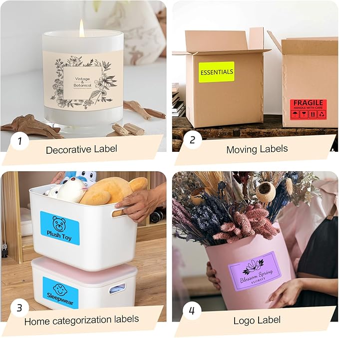 3x5 Inch Thermal Label Stickers, Moving Boxes, Address & Inventory Organization - Image 6