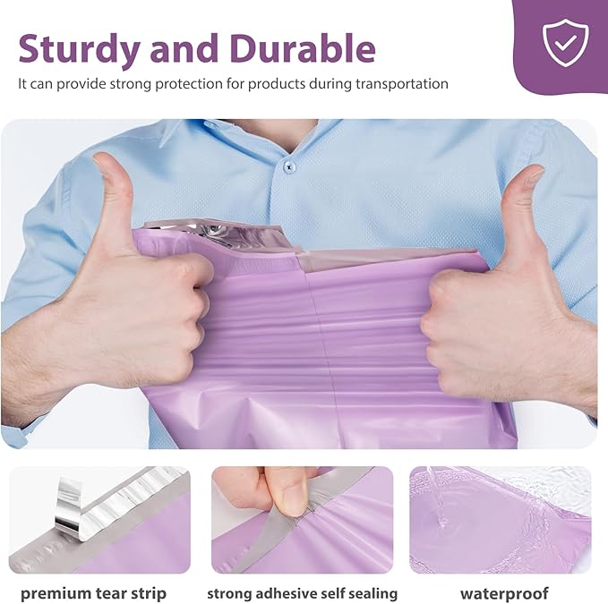 Fuxury Poly Mailers 14.5x19 Inch 200 Pcs, Waterproof Shipping Bags - Image 4