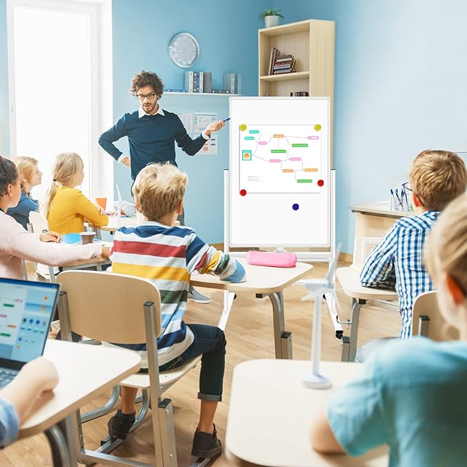 H-Qprobd Magnetic Whiteboard Mobile Dry Erase Board - Image 6