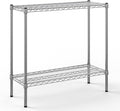 14" Deep x 36" Wide x 34" Height Wire Shelving Kit | 2-Tier | NSF Commercial by Regal+Altair