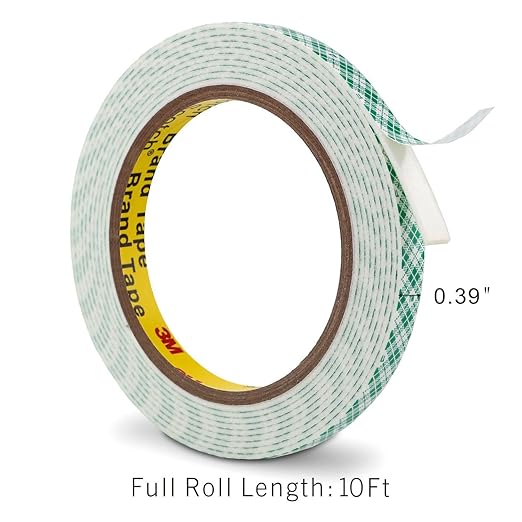 3M Double Sided Foam Tape 0.39" x 10Ft Peel and Stick Foam Tape Mounting Tape - Image 3
