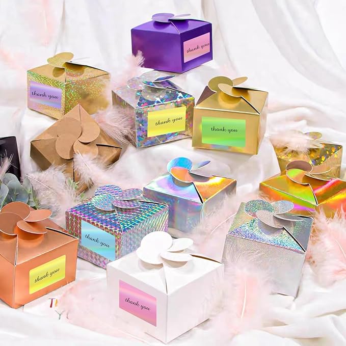 3x2 Inch Holographic Thermal Labels, Colorful Direct Thermal Stickers Label - Image 5
