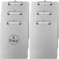 ZCZN Metal Clipboards, 6 Pack Heavy Duty Aluminum Clipboards 12 x 9 Inches by ZCZN