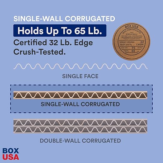 BOX USA Moving Boxes Small 16"L x 10"W x 10"H 10-Pack - Image 4