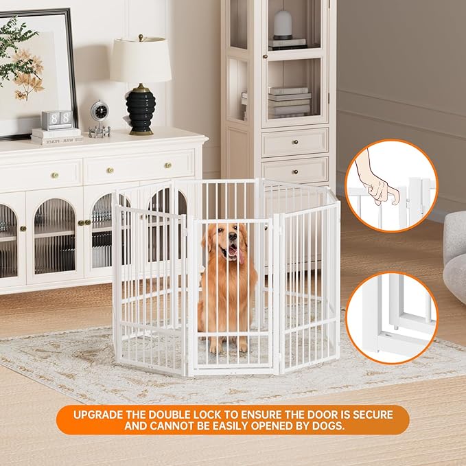 Full Metal Freestanding Dog Gate - Image 6