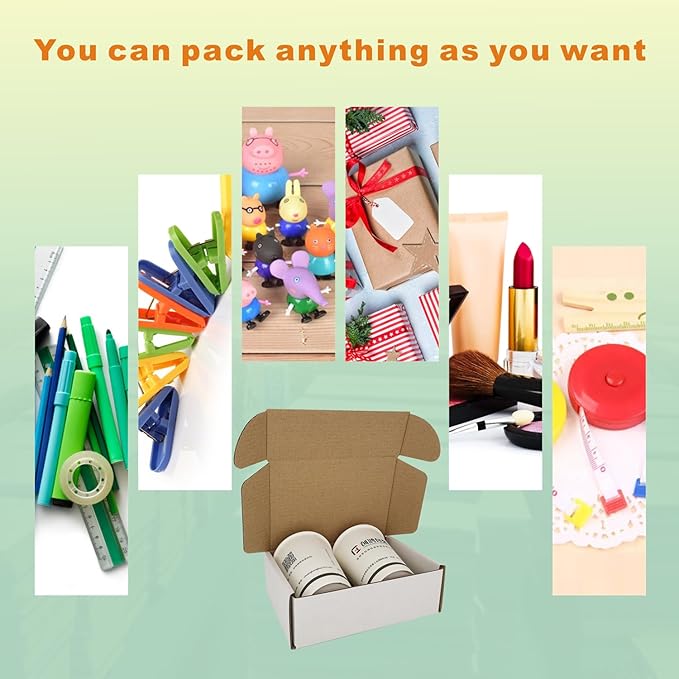 300 Pack 6x4x2'' Small Shipping Boxes, Corrugated Cardboard Mailers - Image 5