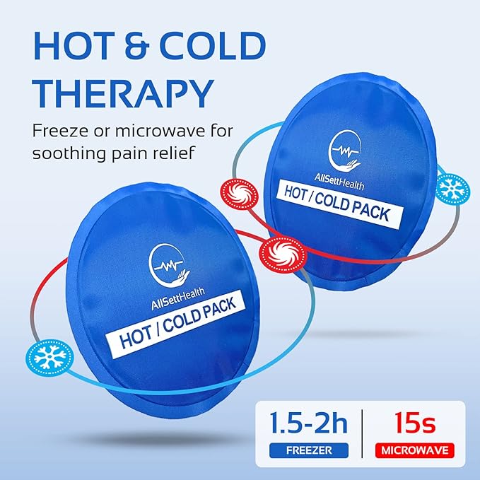 Reusable Round Hot and Cold Gel Ice Packs - Image 3