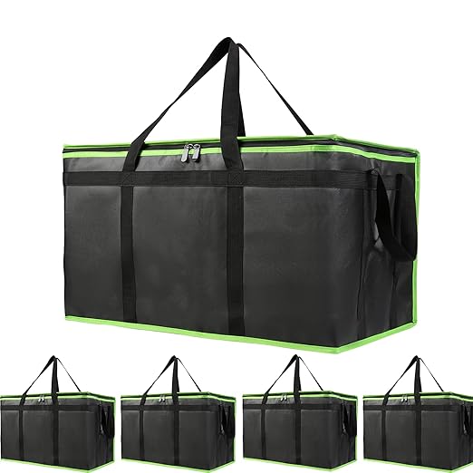 Bodaon 5-Pack Cooler Insulated Food Delivery Bag, Rideshare Delivery Bag by Bodaon