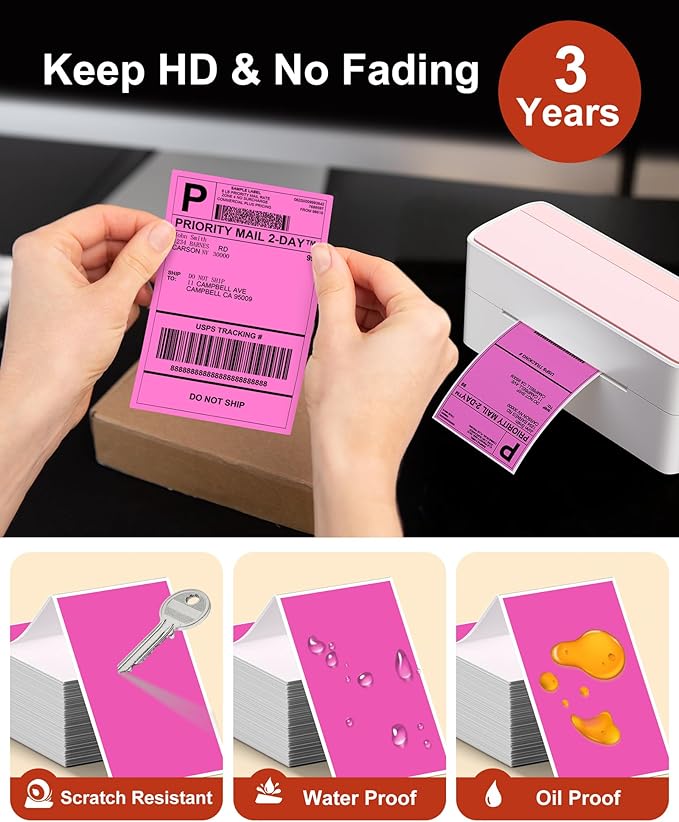 Phomemo 4x6 Thermal Label Printer Paper - Image 2