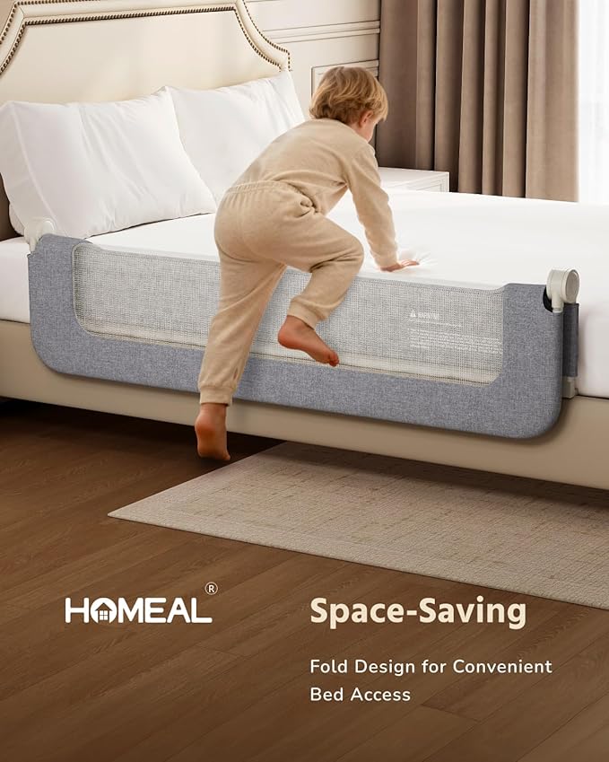HOMEAL Bed Rail for Toddlers - Image 4