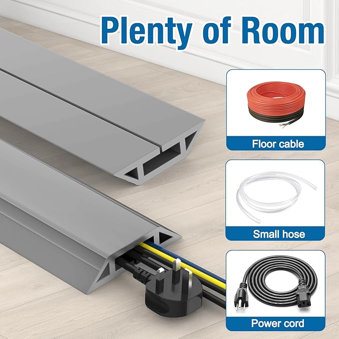 Eapele Floor Cord Cover 6.5ft Cord Covers - Image 6