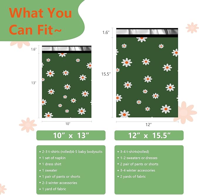 Poly Mailers 12x15.5 inch 50 Pcs - Image 2