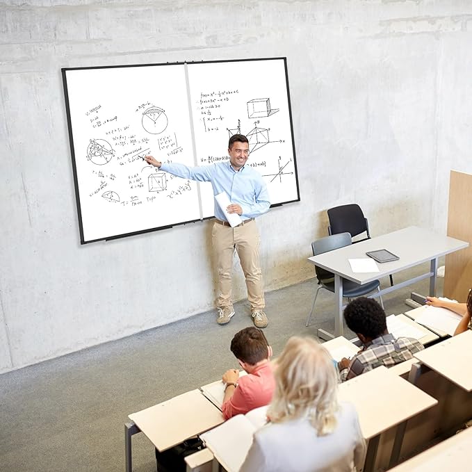 Magnetic Dry Erase White Board 48x36 Inch, 4x3 WhiteBoard Foldable Aluminum - Image 6
