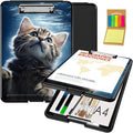Clipboard with Storage, Office Supplies Nursing Clipboards Folder with Pen by CAPAUNVDA