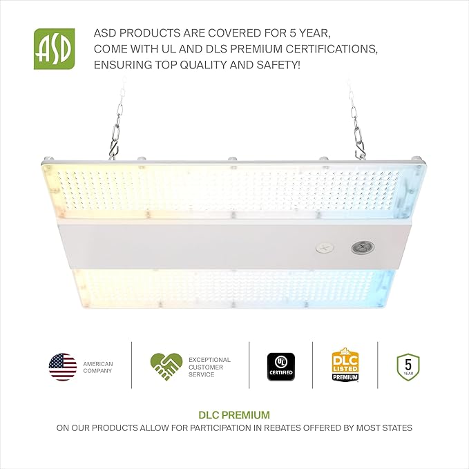 ASD LED Linear High Bay Light Fixture, Commercial Shop Lighting | 3CCT - Image 9