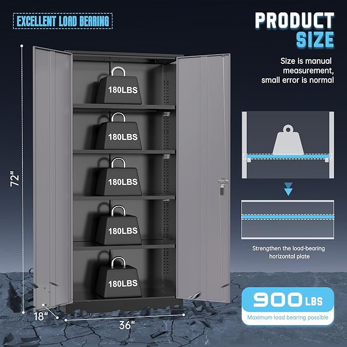 Superday Metal Storage Cabinet - Image 3