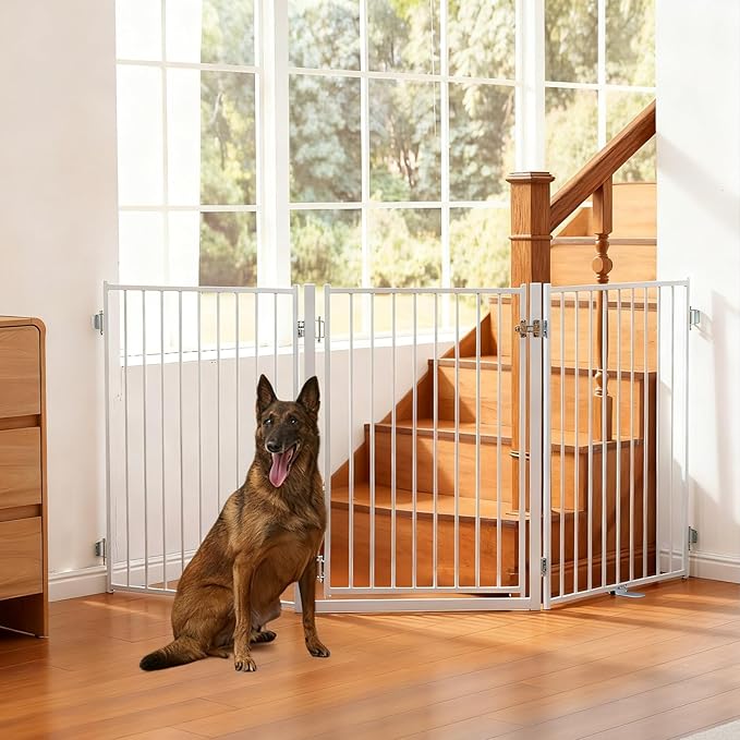 No Pawblems Free Standing Dog Gate by NoPawblems