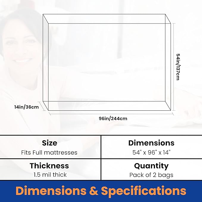 VICMORE 2 Pack Full Mattress Bags - Image 3