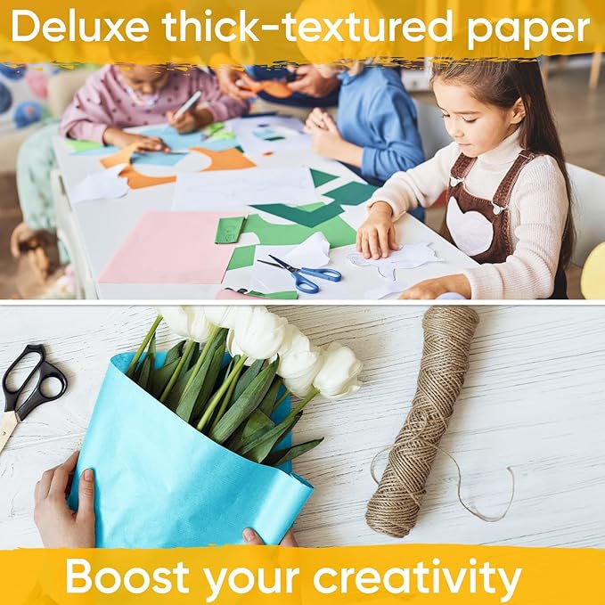 36" x 1200" Light Blue Kraft Paper, 45 lbs Thickness, Kraft Paper - Image 5
