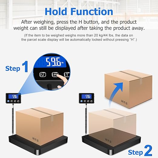 Shipping Scale, 440 lbs/0.35oz High Accurate Digital Postal Scale - Image 4