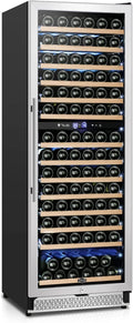 Tylza 24 Inch Wine Fridge Dual Zone, 180 Bottles Wine Cooler Refrigerator by TYLZA