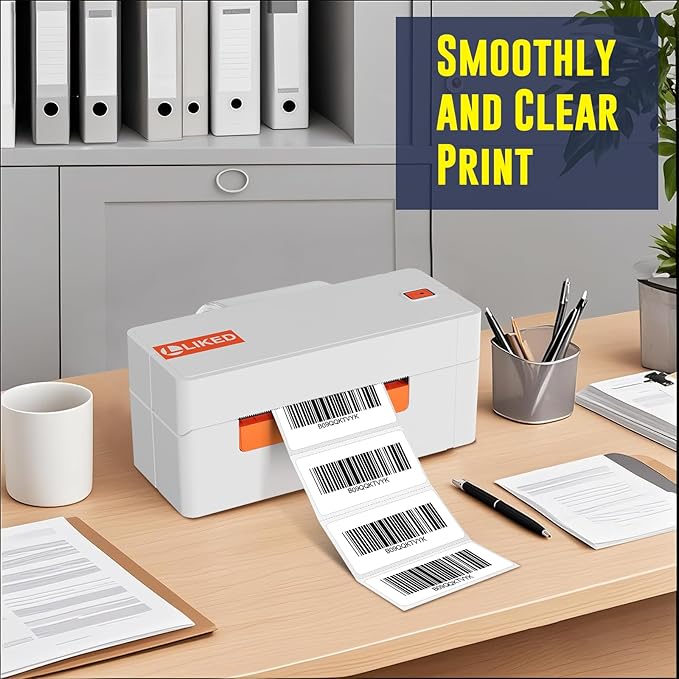 L LIKED 2" x 1" Direct Thermal Labels, Permanent Adhesive Barcode Adress Labels - Image 6