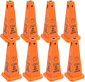 Do Not Enter Sign, 26.4-Inch Safety Cone, High-Visibility, Weatherproof by YOURSAFETYOURPRIORITY
