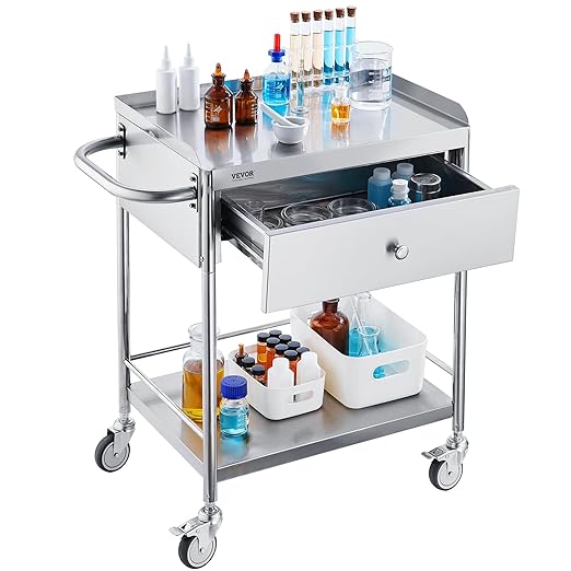 VEVOR Stainless Steel Utility Cart - Image 10