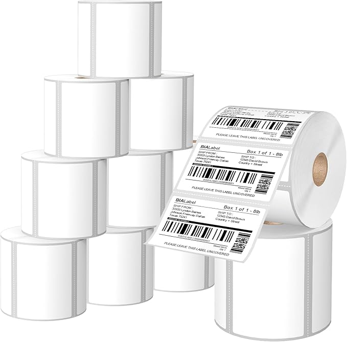 12 Rolls 3" X 2" Barcode Labels, 700/Roll by BIAlabel