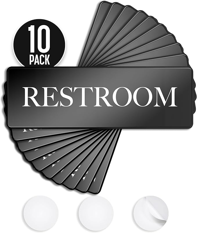 ASSURED SIGNS Restroom Sign by AssuredSigns