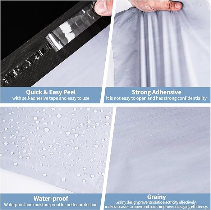 packbabol Poly Mailers10x13 Inch 500 Pack, Shipping Bags, Strong Mailing - Image 3