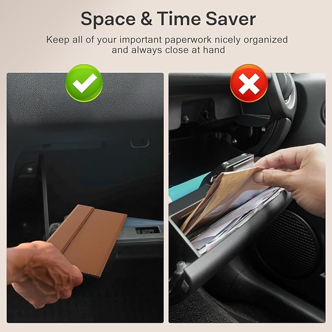 CoBak Leather Car Registration and Insurance Holder - Image 8