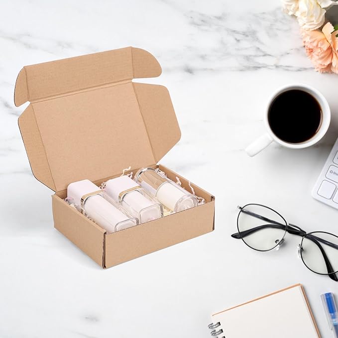 PHAREGE 7x5x2 inch Shipping Boxes Bulk 40 Pack Brown, Tab Lock Tuck Top Mailer - Image 3
