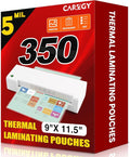 CAREGY Thermal Laminating Pouches, 350 Pack Laminating Sheets, 5 Mil, 9 x 11.5 by CAREGY