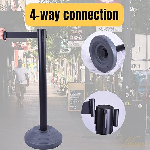 6 Pack 42Inch Crowd Control Stanchions - Image 4