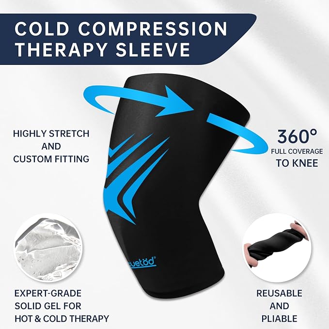 Knee Ice Pack Wrap Extended Ice Packs - Image 2