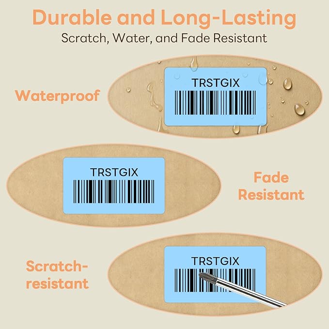 2.25" x 1.25" Direct Thermal Labels, Strong Adhesive Stickers Compatible - Image 7