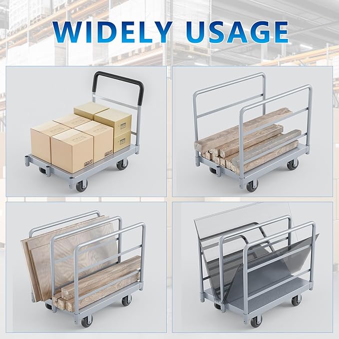 Steel Panel Cart, Lumber Cart - Image 4