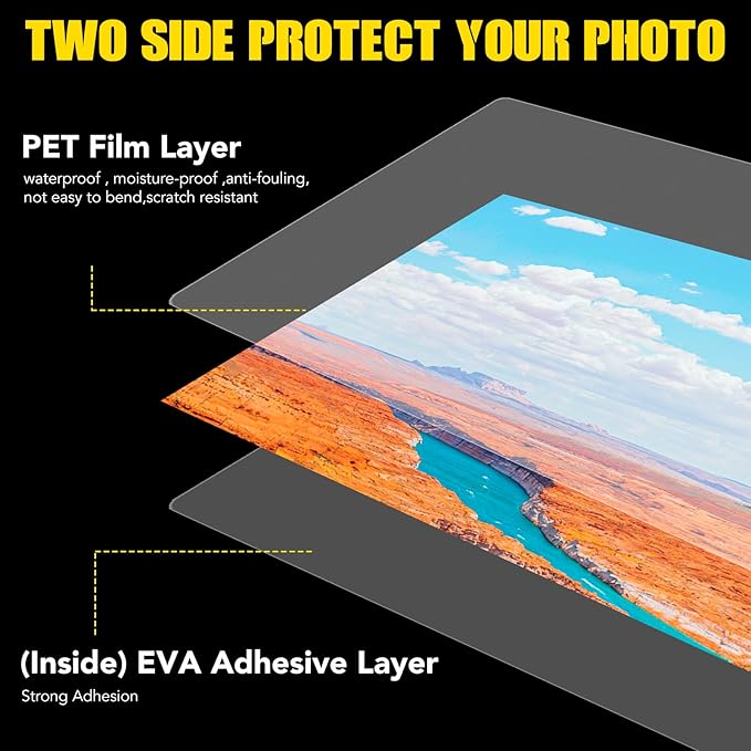 150 Pack 5 Mil Laminating Sheets, 9x11.5 Inches Thermal Laminating Pouches - Image 5