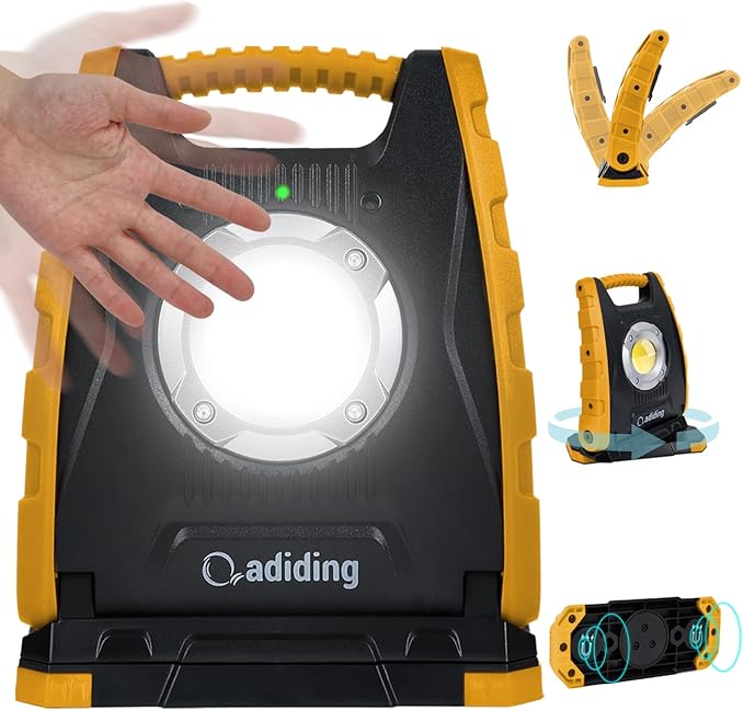 Adiding Rechargeable LED Work Light 4400mAh by Adiding