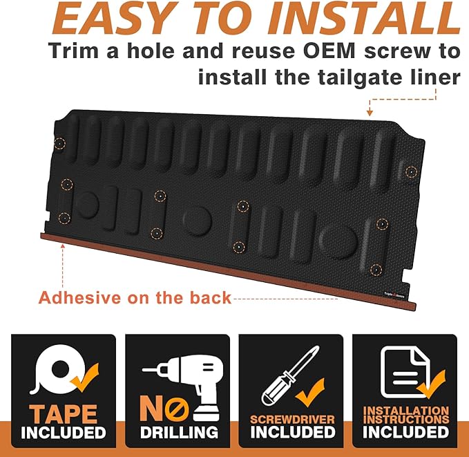 TripleAliners Tailgate Mat Compatible - Image 3
