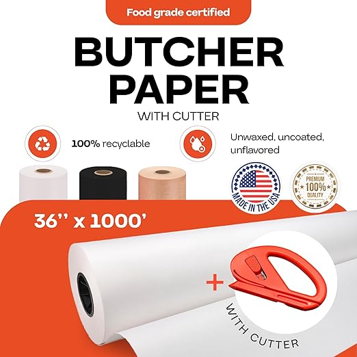 White Butcher Paper 36" x 12000" - Image 2