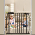 Baby Gate for Stairs 29.13"-33.86" Wide Dog Gates for Doorways Pressure Mounted by COSENDBABYGATE